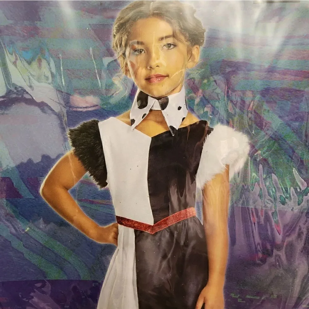 New Disney Villians Cruella Devin Classic Halloween Costume